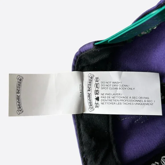Chrome Hearts Purple & Green Cross Patch Hat - Picture 6 of 8